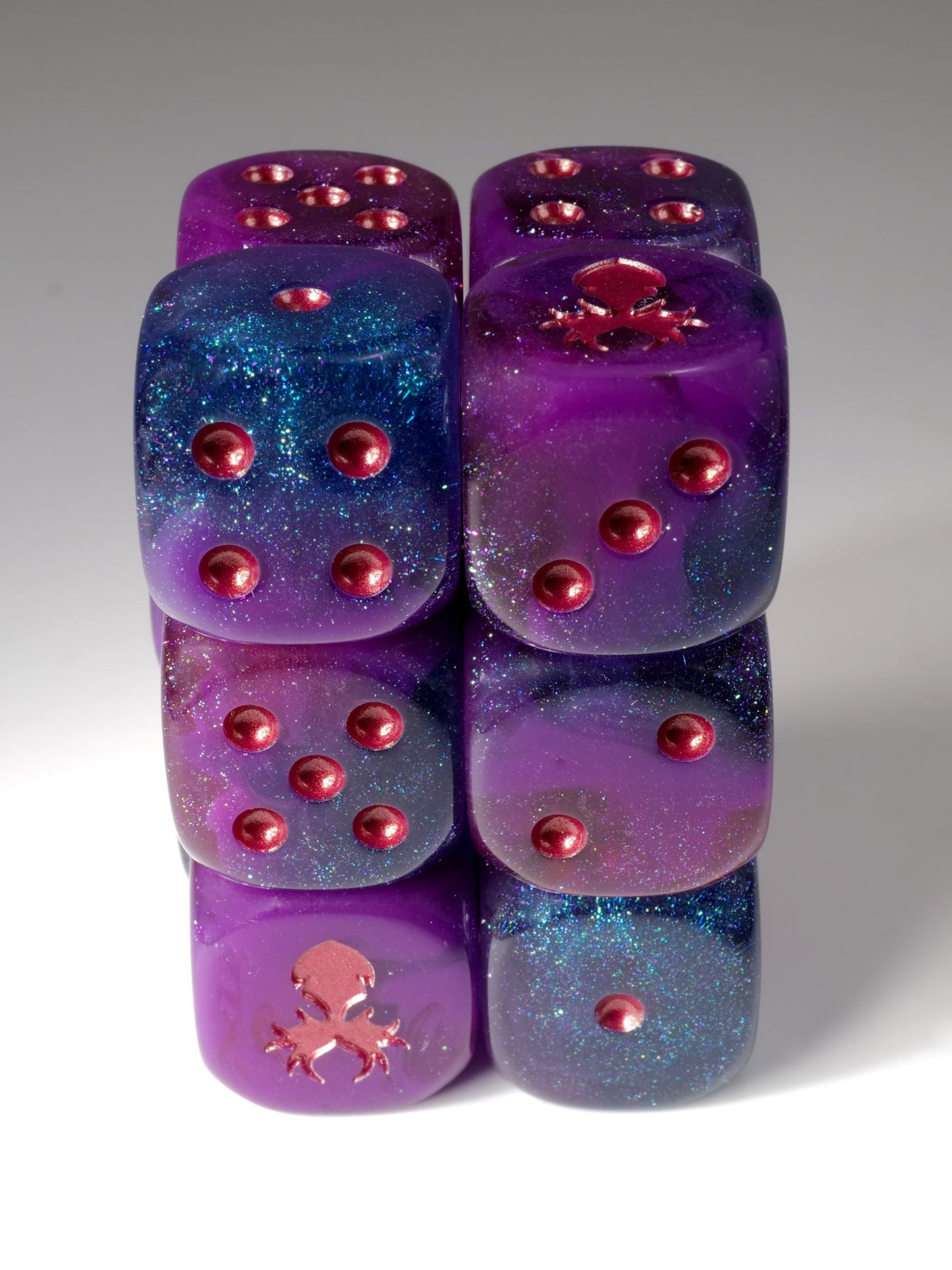 Dionysus D6 Pips 12pc Dice Set - 12mm