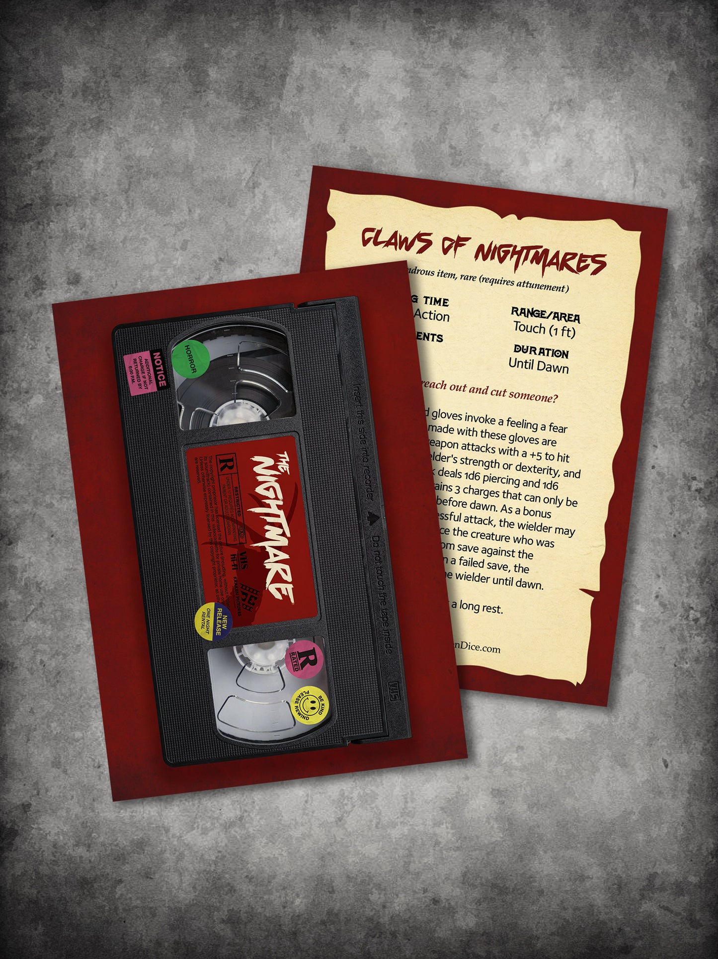 The Nightmare 14pc Horror Themed Dice Set