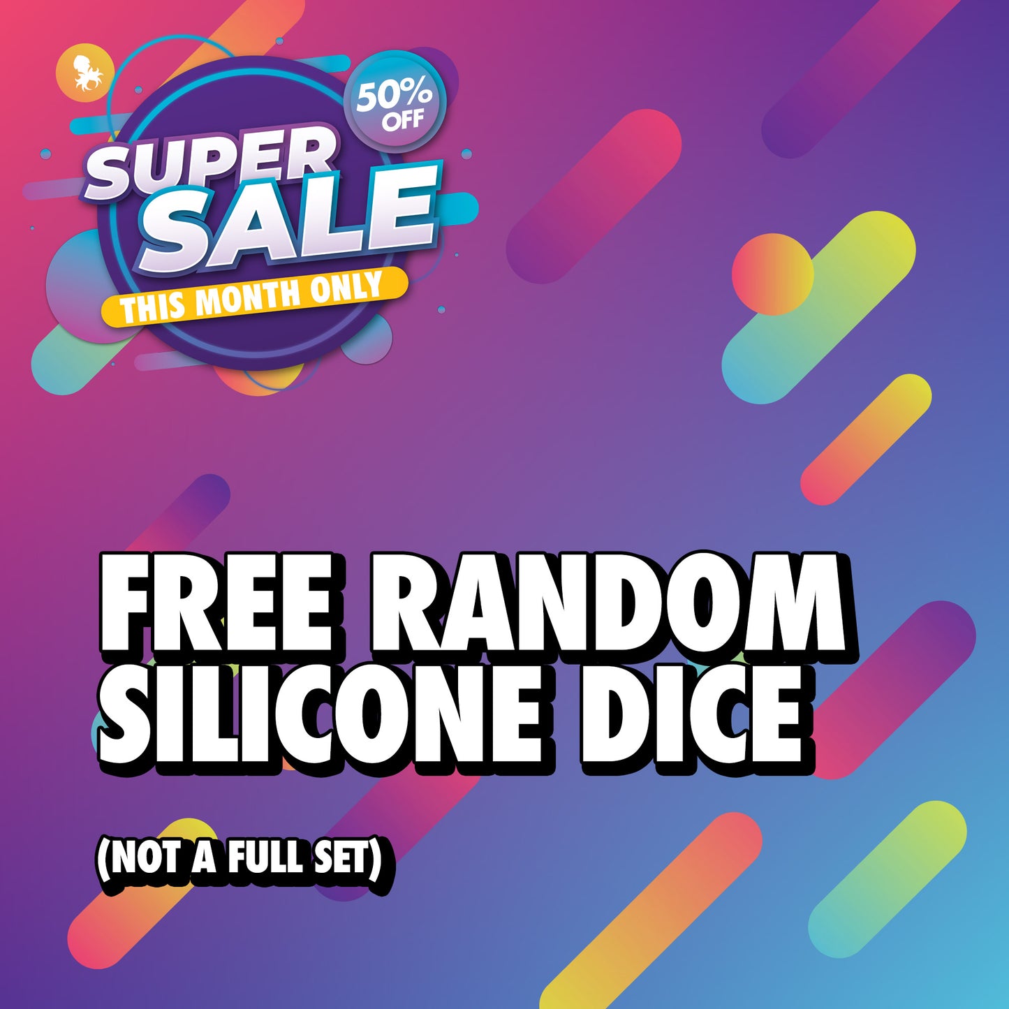 Freebie - 10 Free Random Silicon Dice