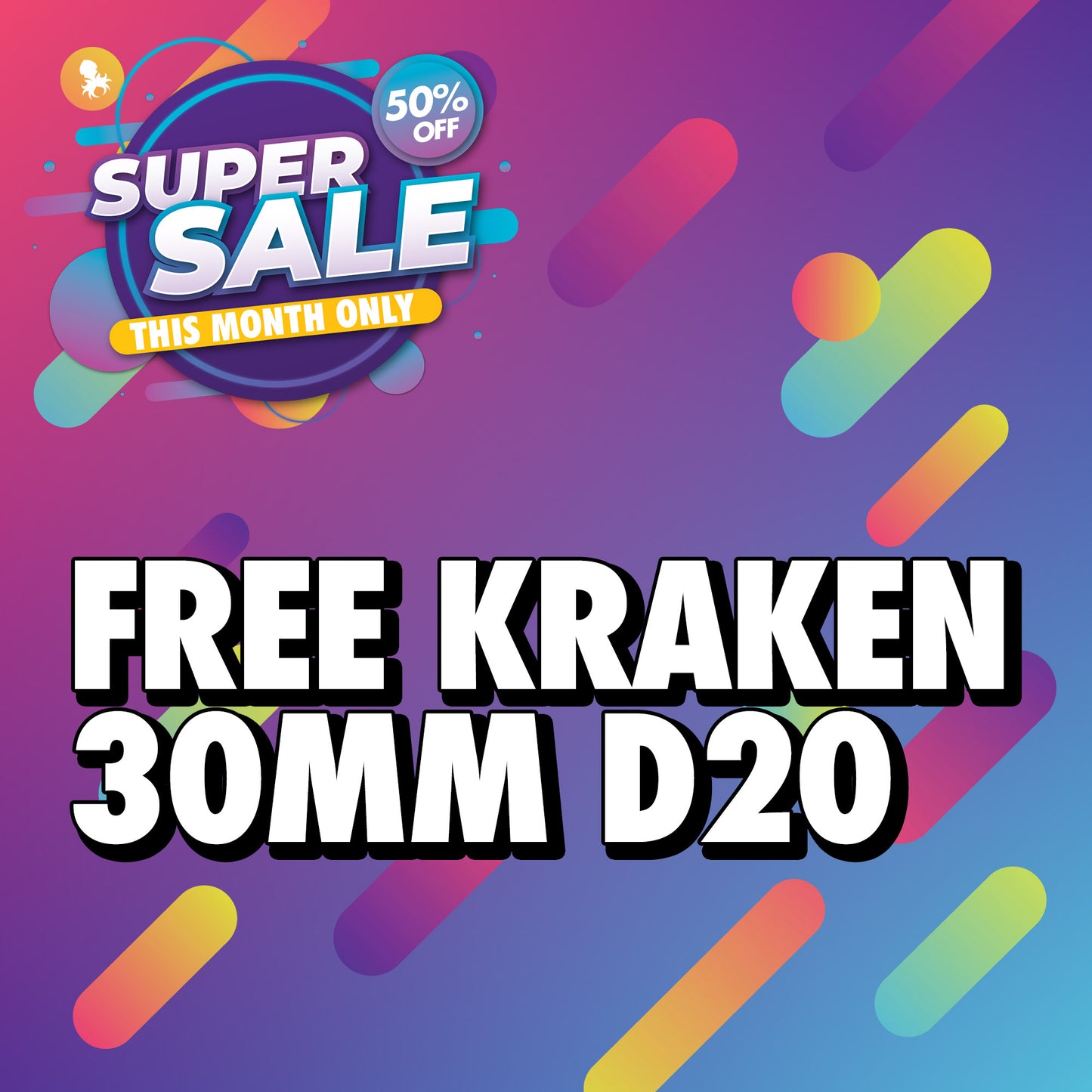 Freebie - Mystery Kraken 30mm D20