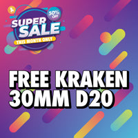 Freebie - Mystery Kraken 30mm D20