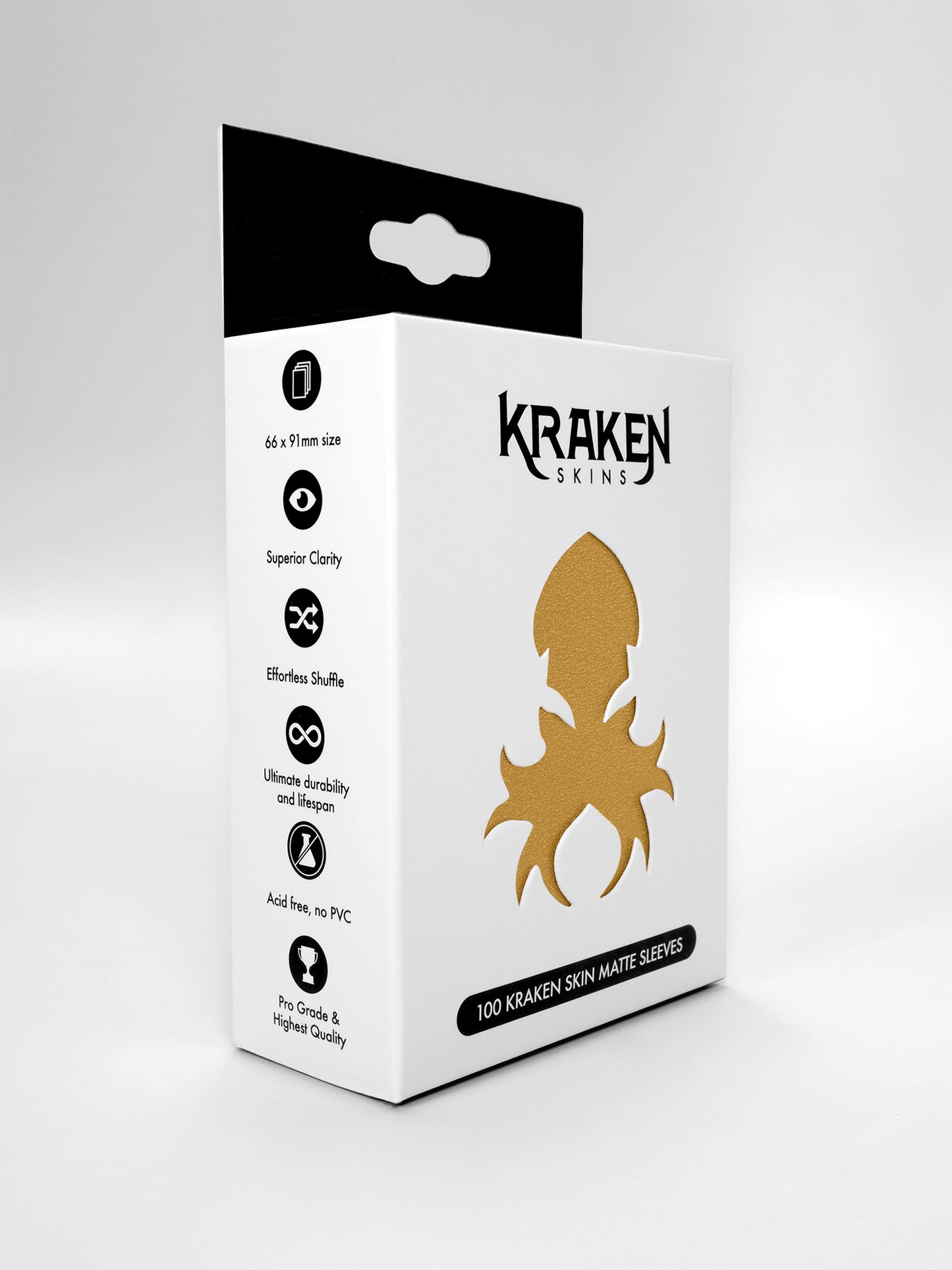 Kraken Skins Antique Gold Matte Sleeves