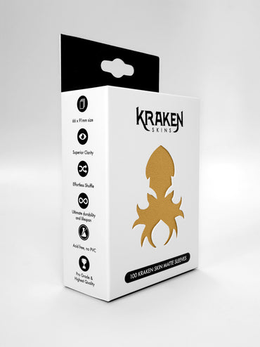 Kraken Skins Antique Gold Matte Sleeves