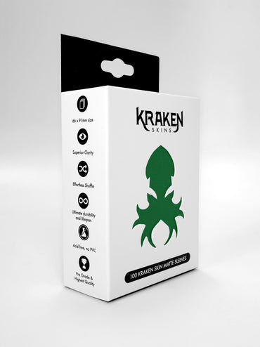 Kraken Skins Forest Green Matte Sleeves