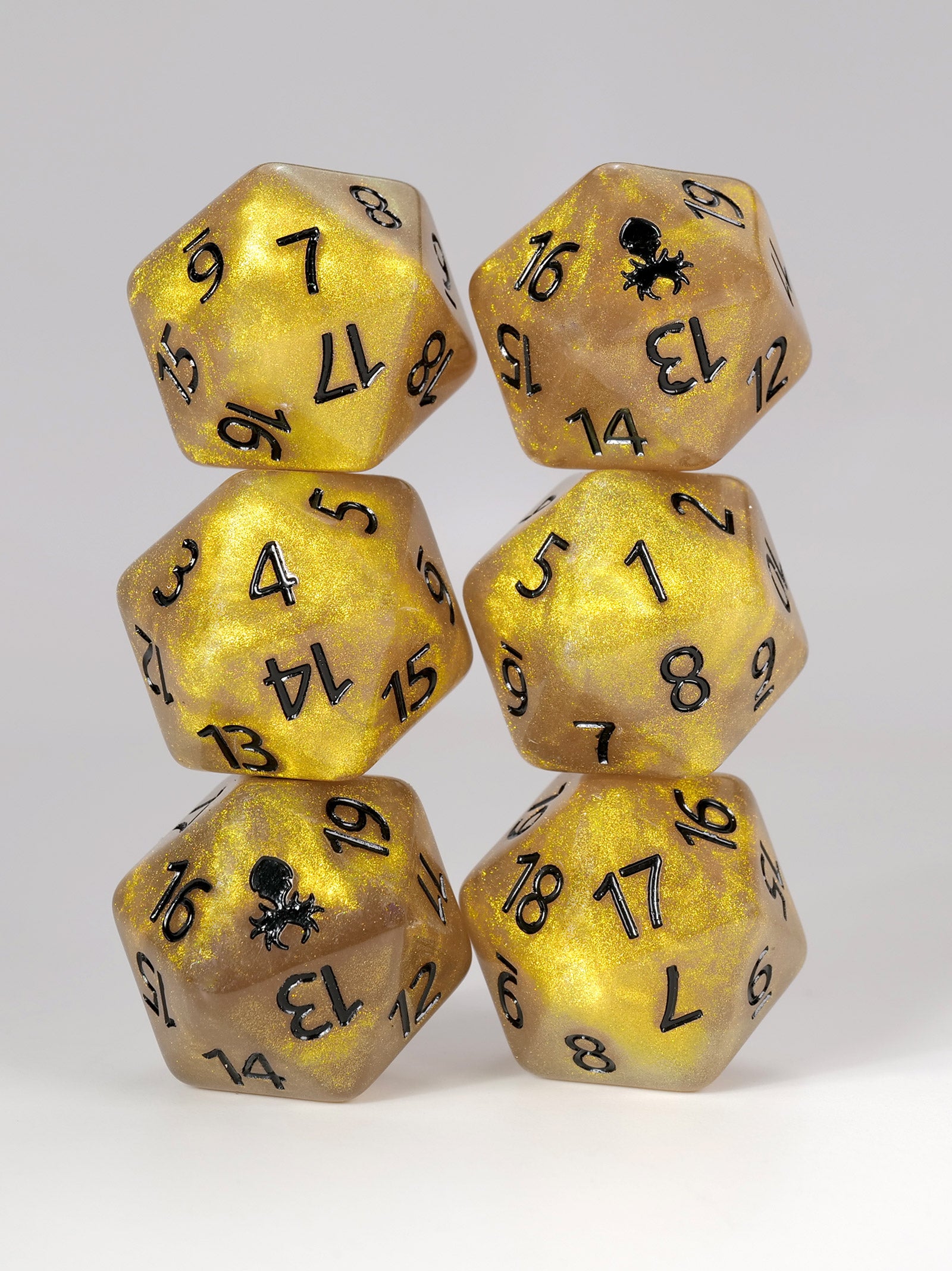 Kraken Dice Hedge Witch Spin down D20 Life Counters