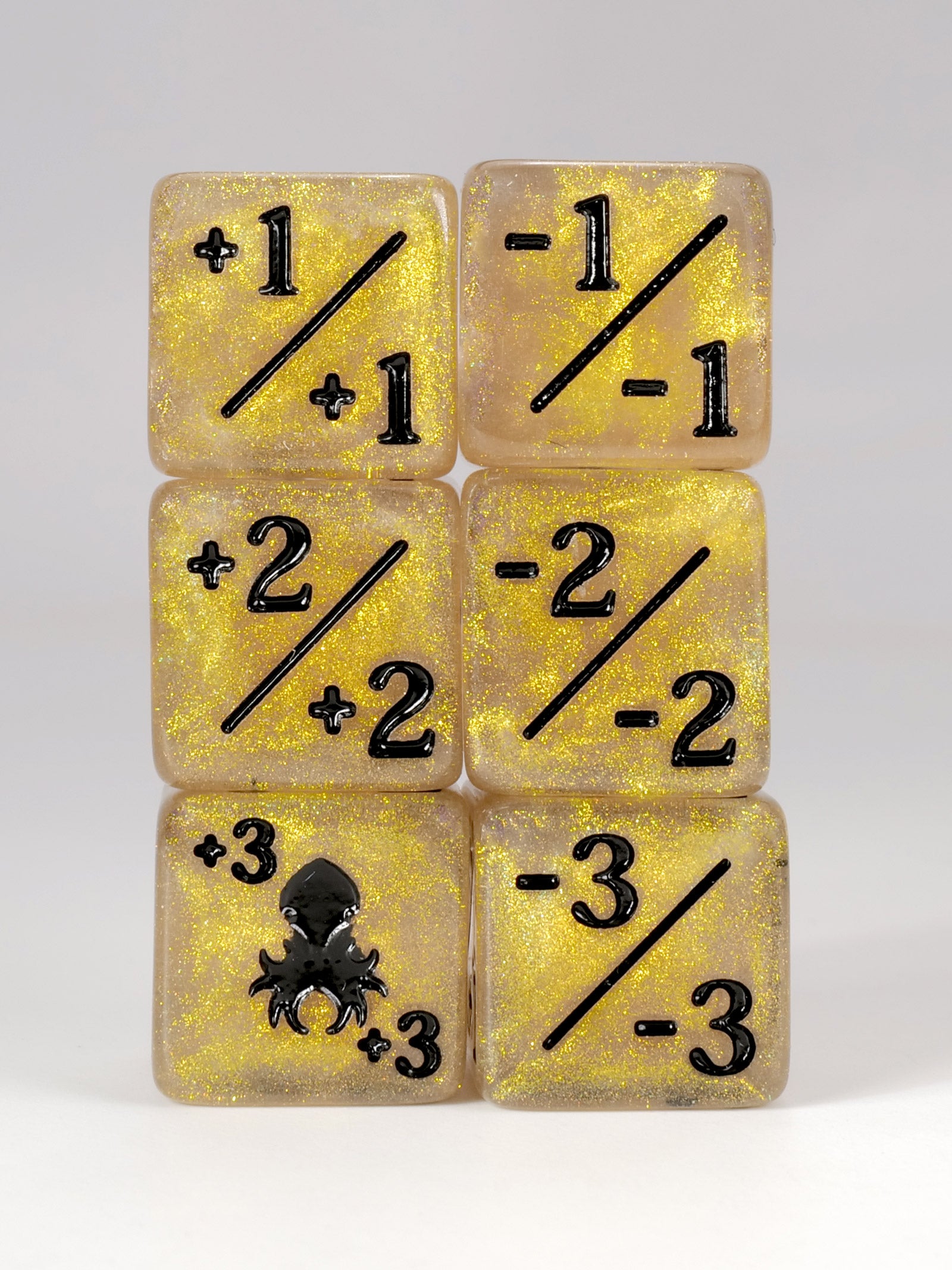 Hedge Witch Mini 3/3 Positive/Negative Dice Counters - 12 Pack
