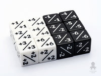 12pc Pack Positive/Negative Dice Counters for Magic: The Gathering
