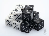 12pc Pack Positive/Negative Dice Counters for Magic: The Gathering
