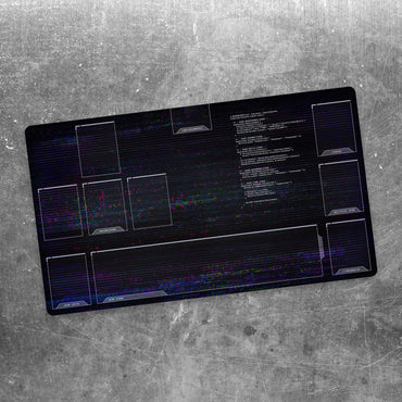 Neuroscape Playmat with Zones - Full Color Glitch