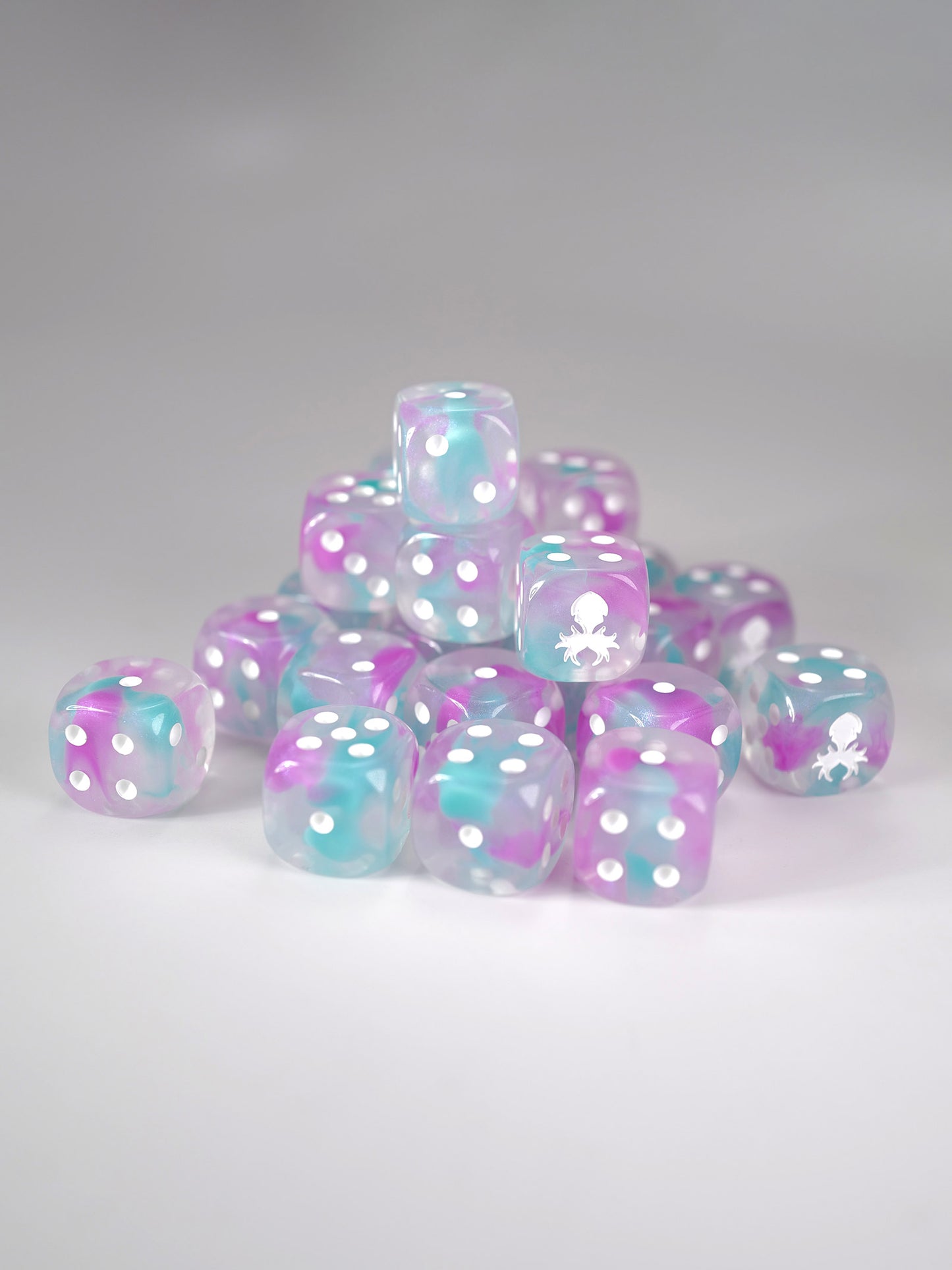 Kraken 2025 D6 Pips 12pc Dice Set - 16mm