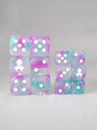 Kraken 2025 D6 Pips 12pc Dice Set - 16mm