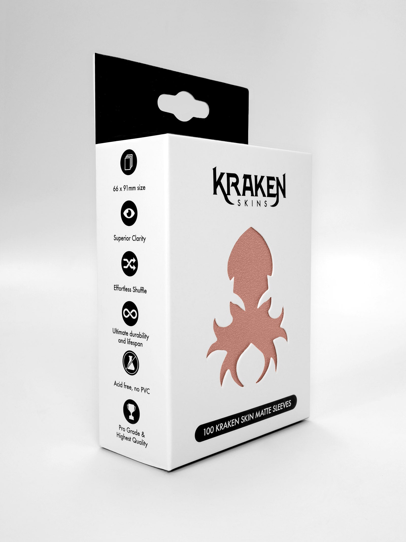 Kraken Skins Rose Gold Matte Sleeves Kraken Dice Kraken Skins Rose Gold Matte Sleeves Kraken Dice