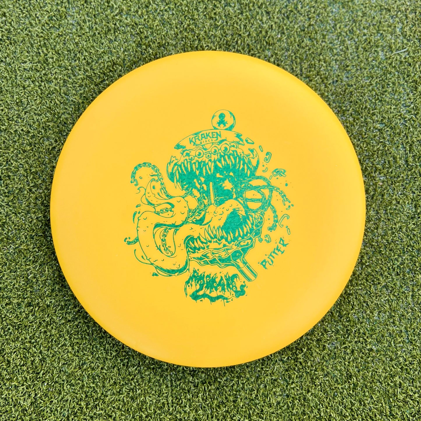 Mimic Amber Dwarven Putter with Green Foil