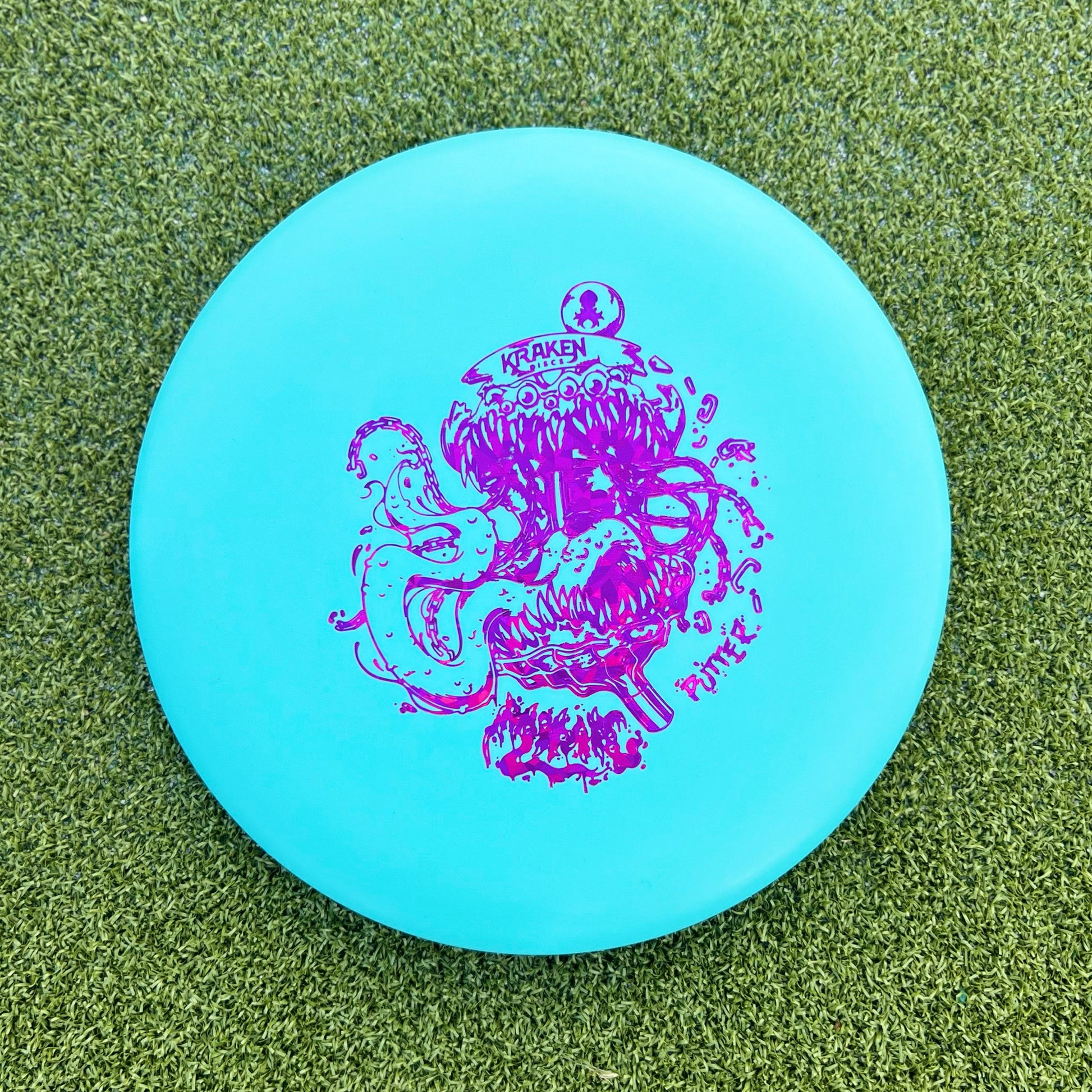 Mimic Teal Dwarven Putter with Purple Foil