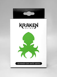 Kraken Skins Parakeet Green Matte Sleeves