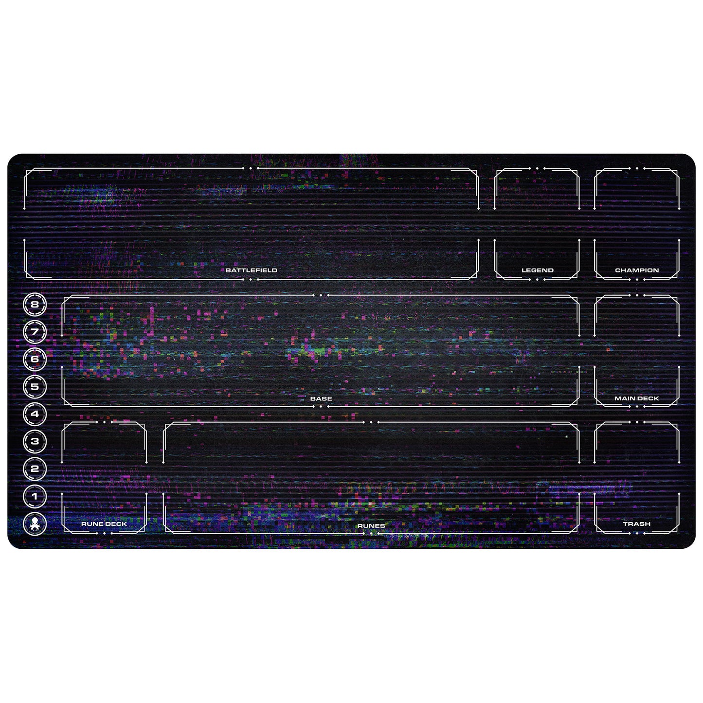 Riftbound Playmat with Zones - Full Color Glitch