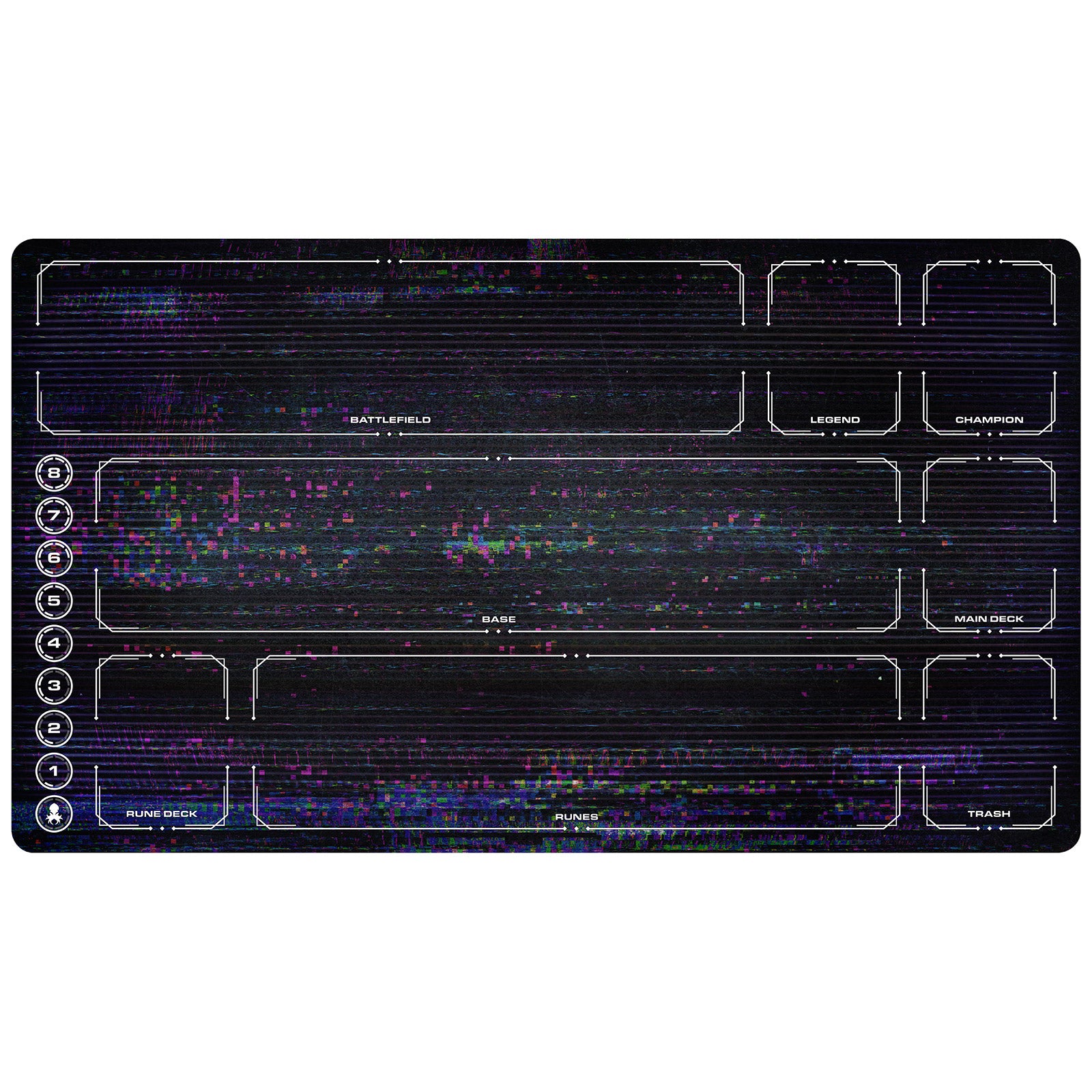 Riftbound Playmat with Zones - Full Color Glitch