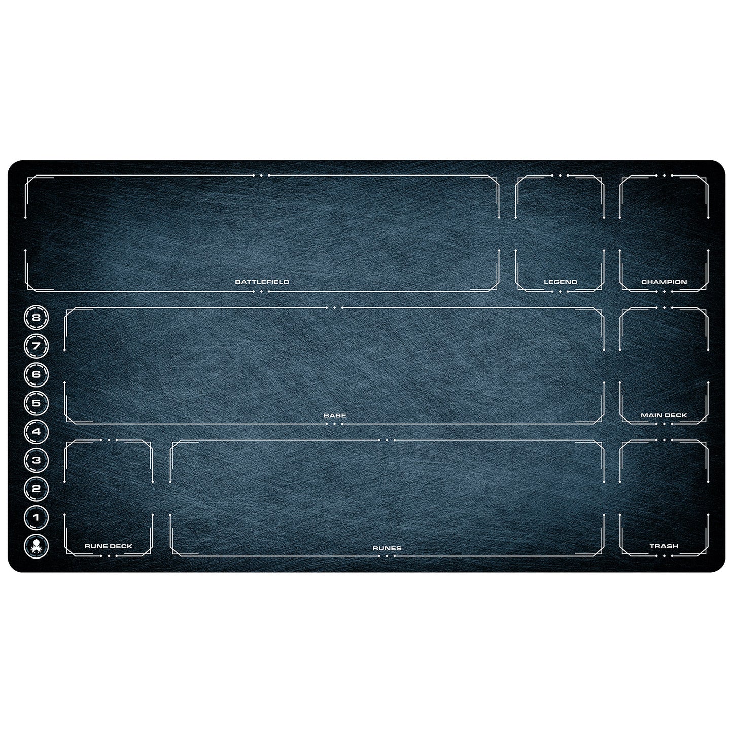 Riftbound Playmat with Zones - Steel
