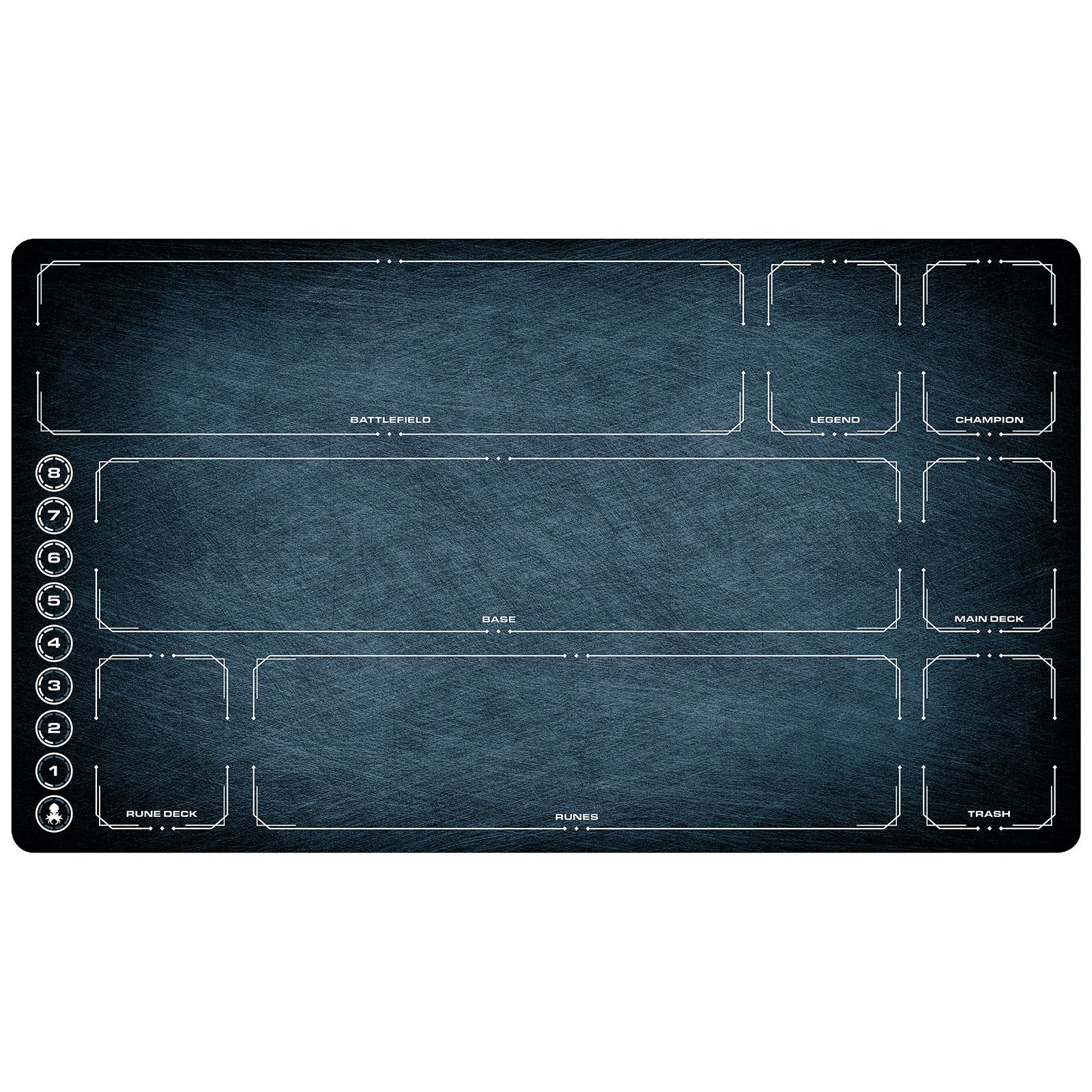 Riftbound Playmat with Zones - Steel