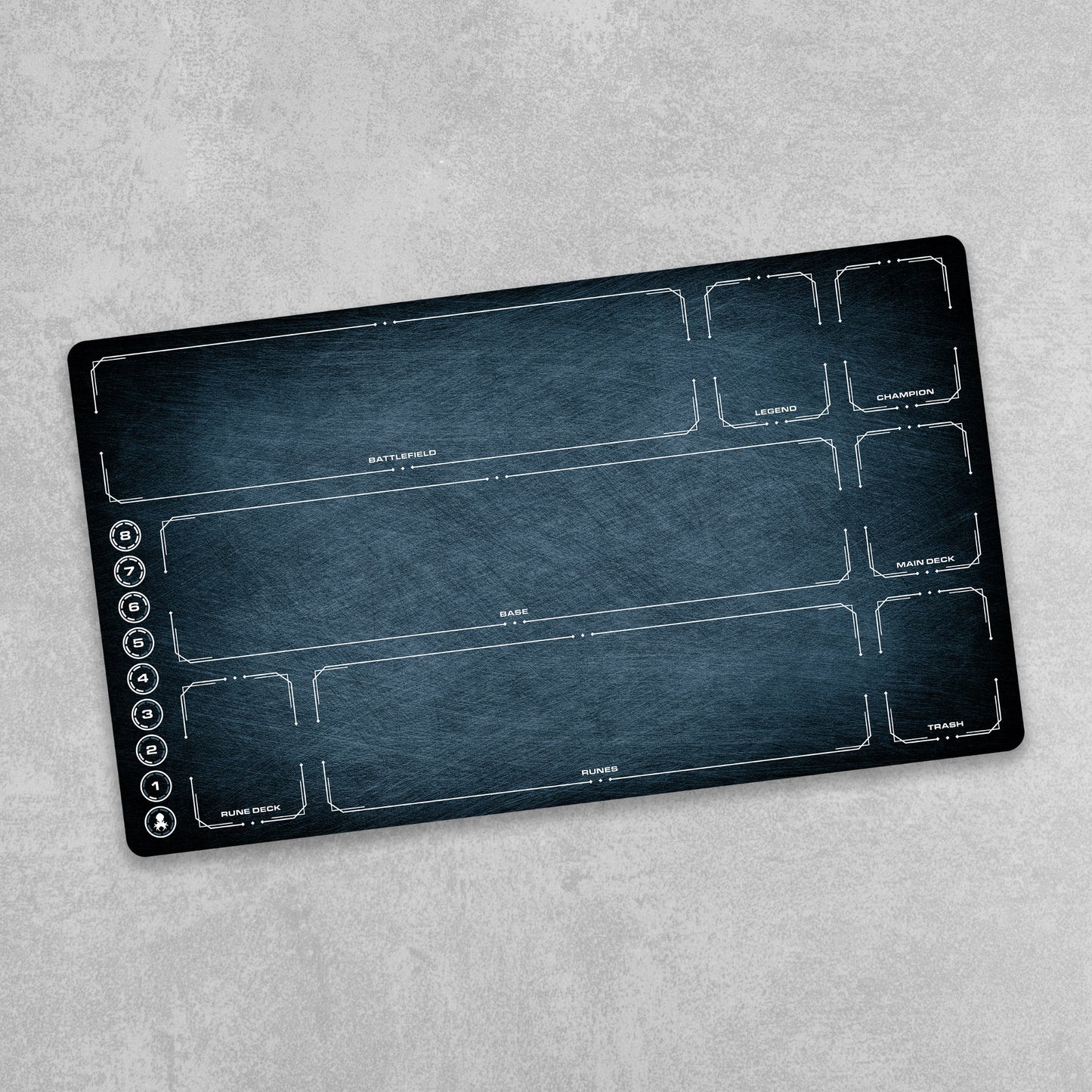 Riftbound Playmat with Zones - Steel