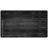 Riftbound Playmat with Zones - White Monochrome Glitch