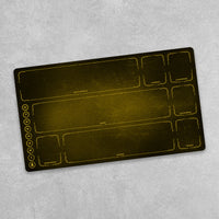 Riftbound Playmat with Zones - Order Yellow Grunge