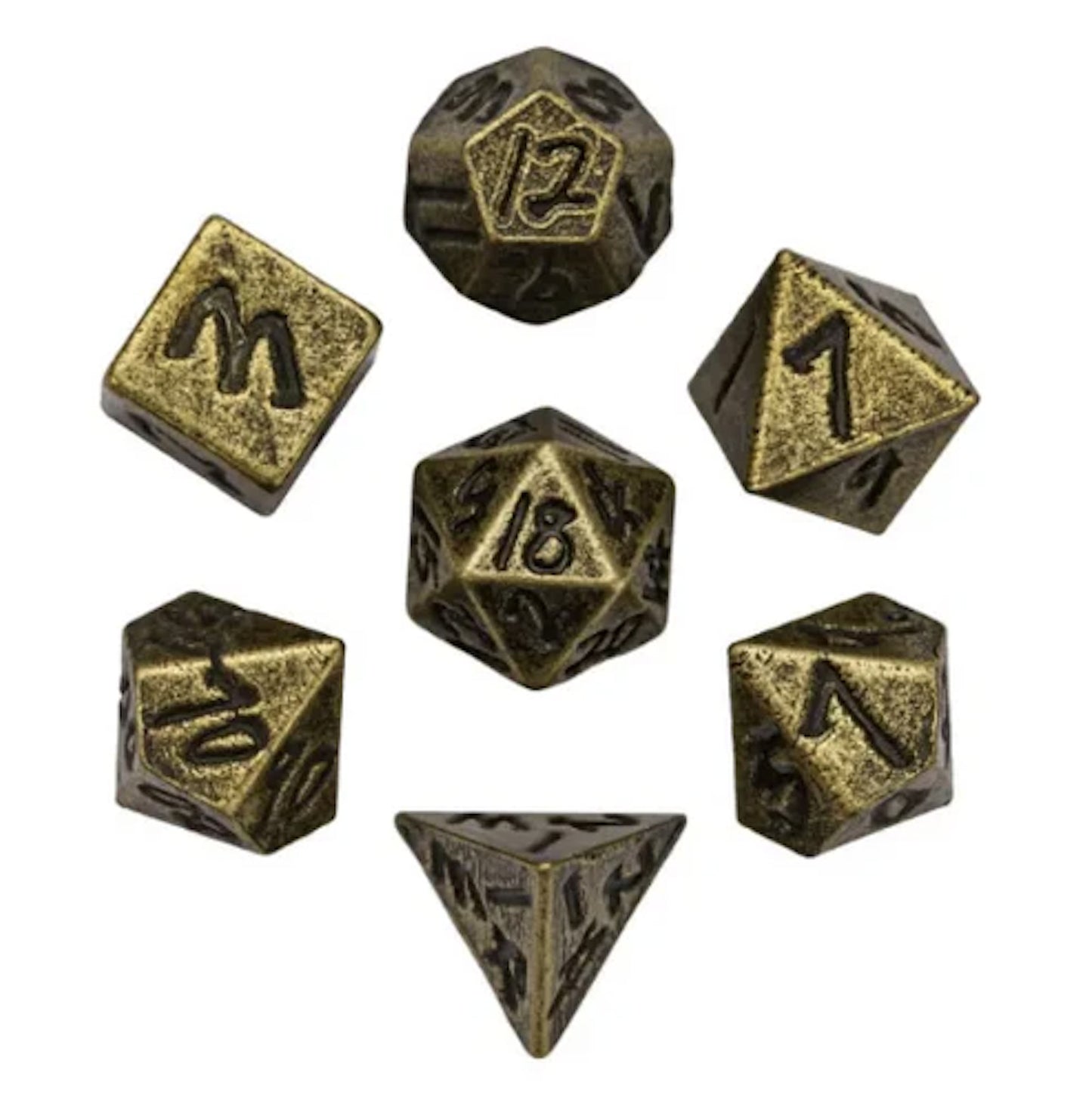 The Runebound Mini Metal Dice Set - Bronze