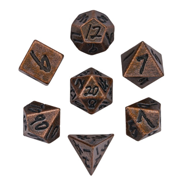 The Runebound Mini Metal Dice Set - Copper