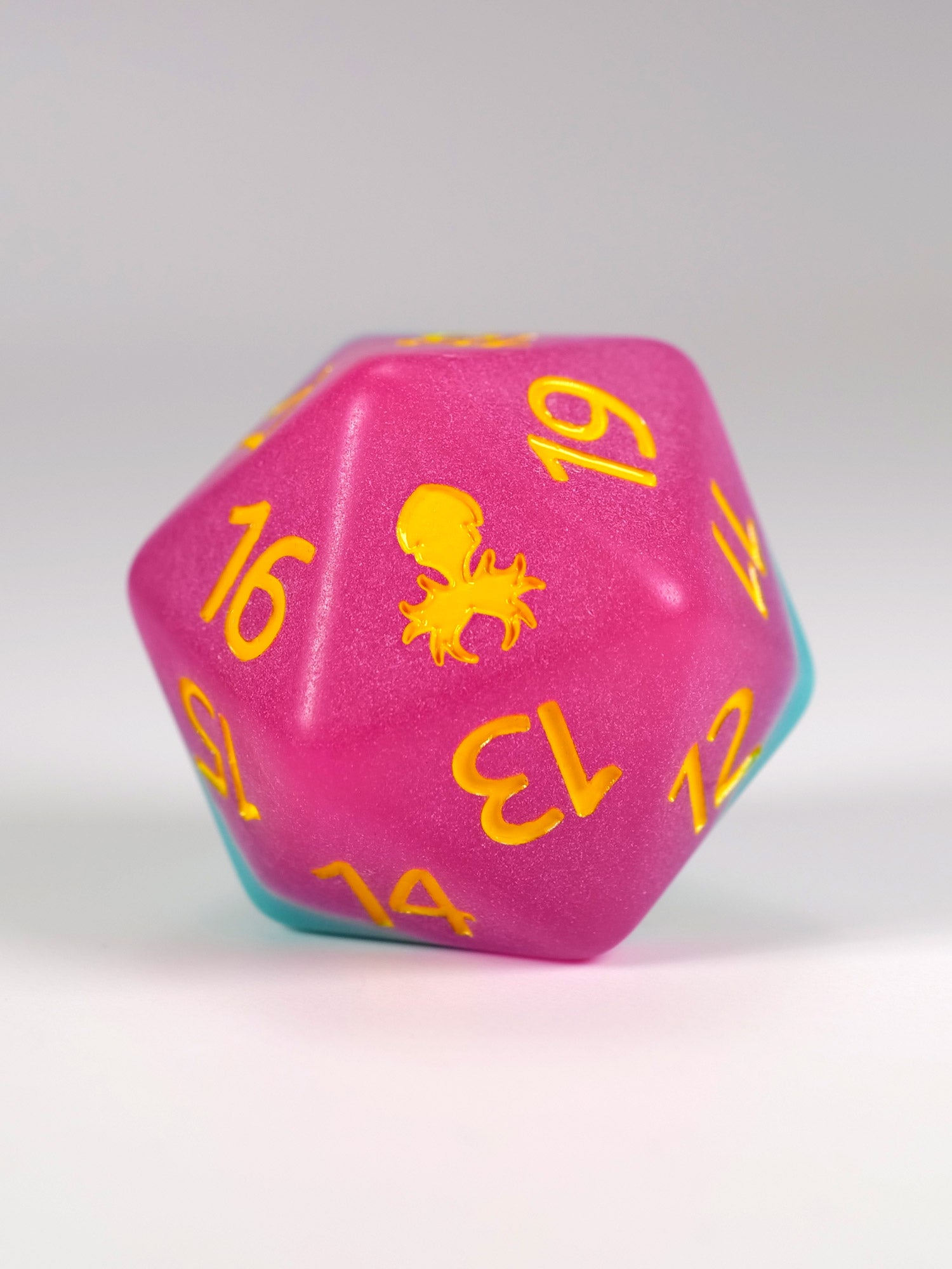 San Diego Sunset Glow in the Dark Spindown D20