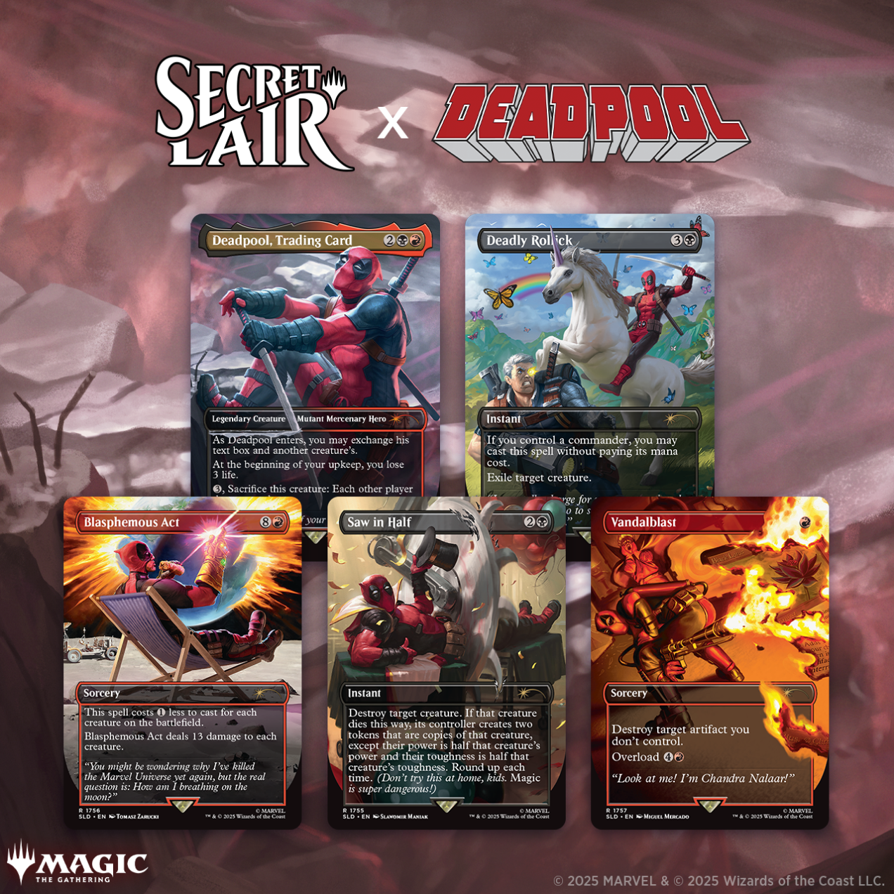 Secret Lair Drop: Secret Lair x Marvel's Deadpool (WPN Exclusive)