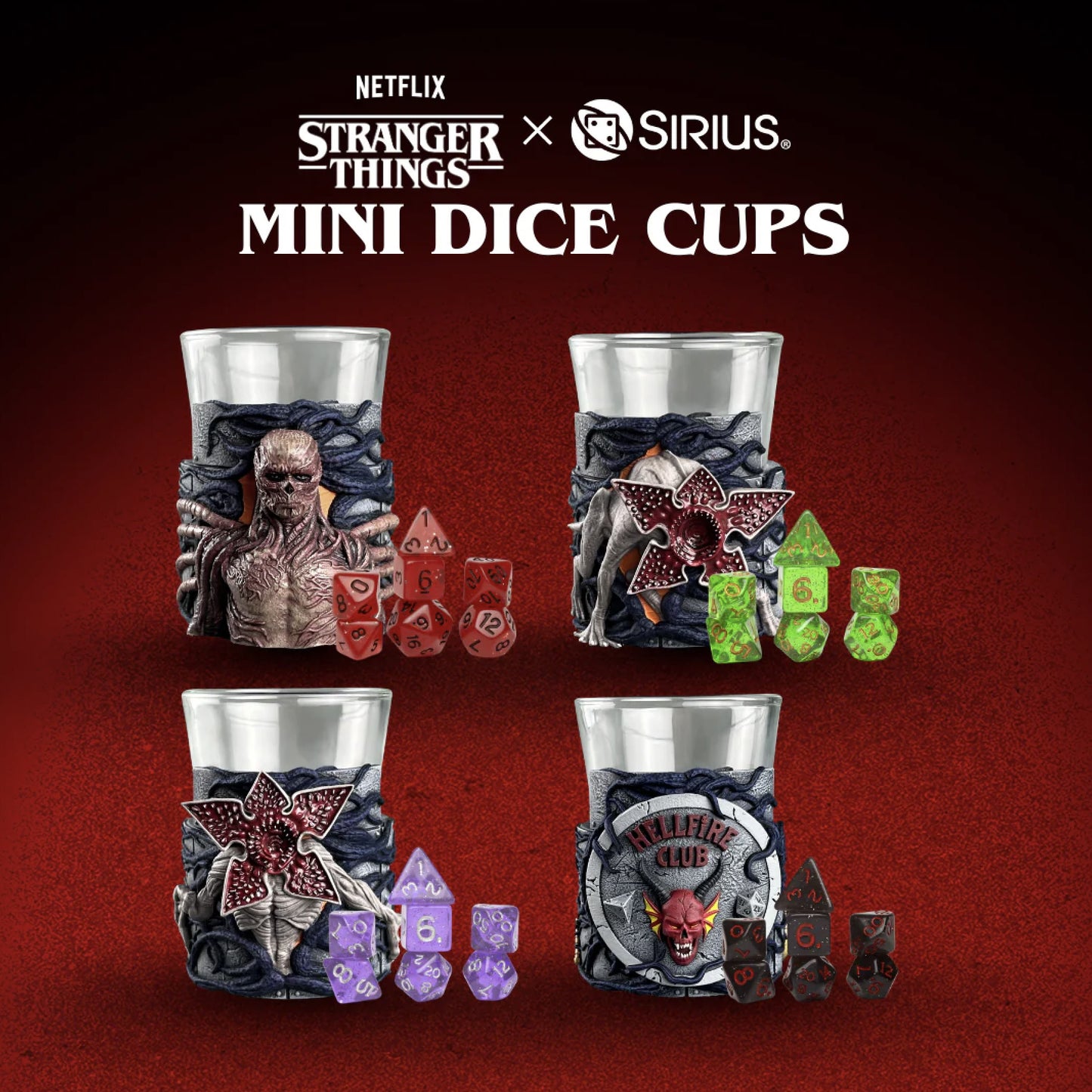 Stranger Things: Mini Dice Cups