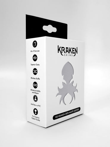 Kraken Skins Antique Silver Matte Sleeves