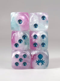 Snow Fairy D6 Pips 12pc Dice Set - 12mm
