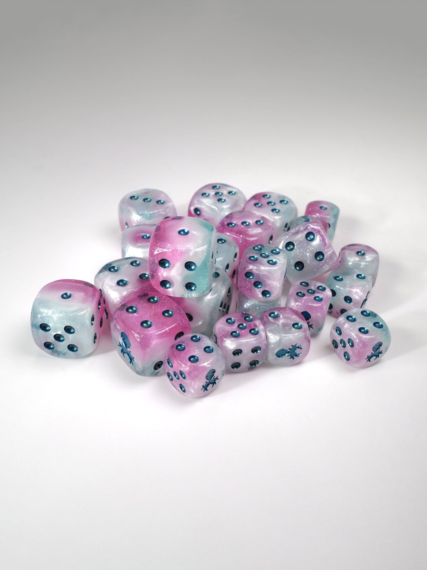 Snow Fairy D6 Pips 12pc Dice Set - 12mm