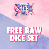 🎁 Freebie - 12PC RAW DICE SET (100% off)