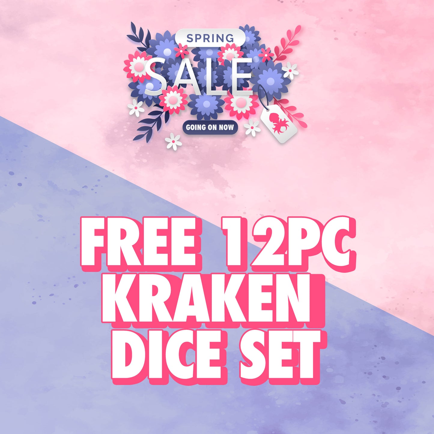 Freebie - 12PC  Kraken Mystery Dice Set