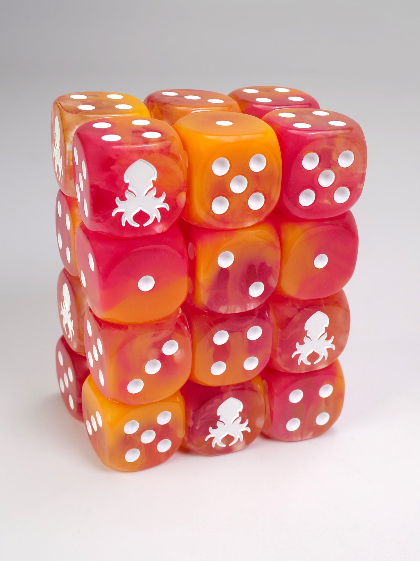 Tropical Mermaid D6 with Pips Dice Set