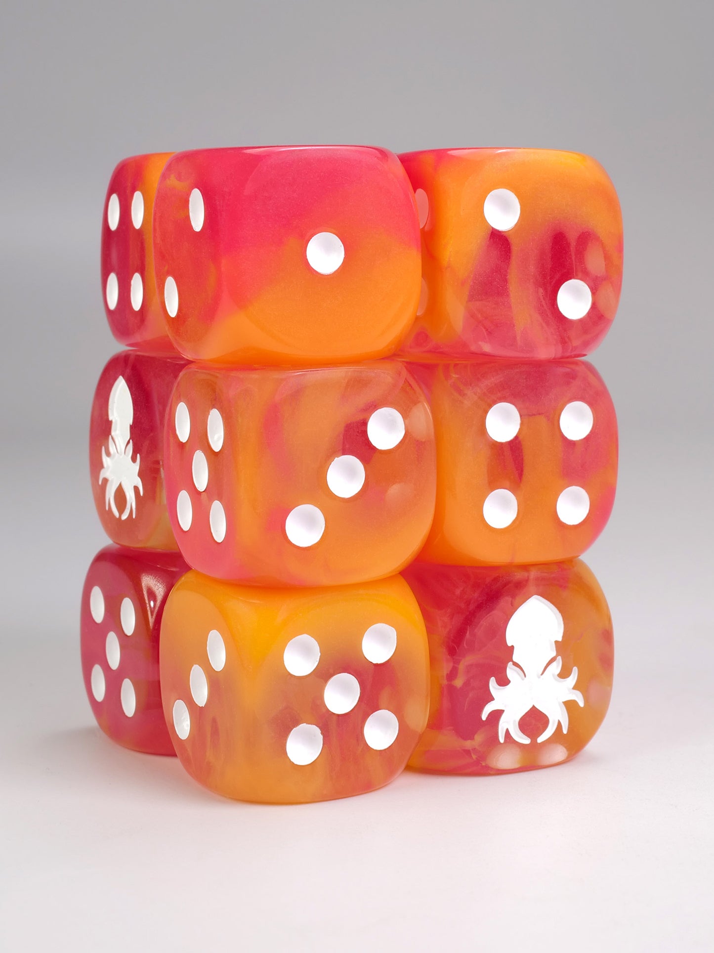 Tropical Mermaid D6 with Pips Dice Set