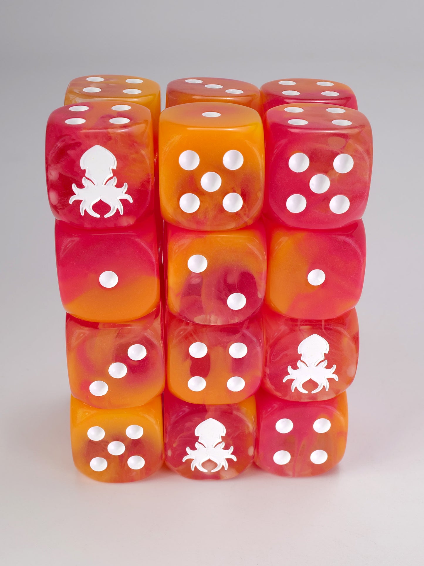 Tropical Mermaid D6 with Pips Dice Set