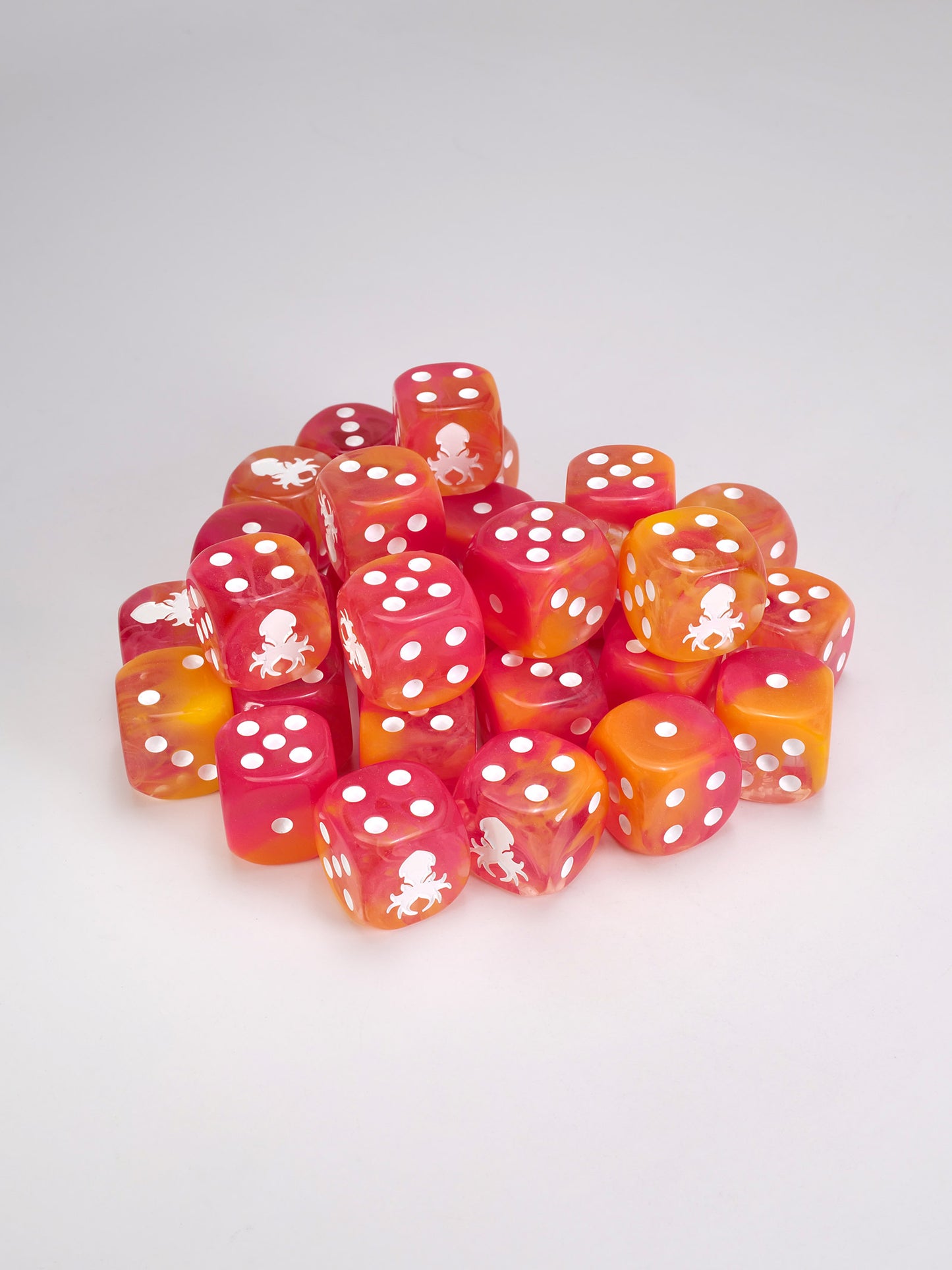 Tropical Mermaid D6 with Pips Dice Set