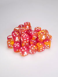Tropical Mermaid D6 with Pips Dice Set