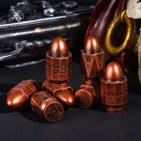 Old West Bullet Dice Set - Copper 7pc