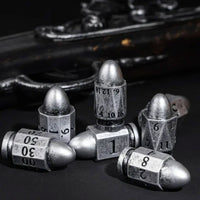 Load Your Holster with Style: Introducing the Silver Bullet Dice Set