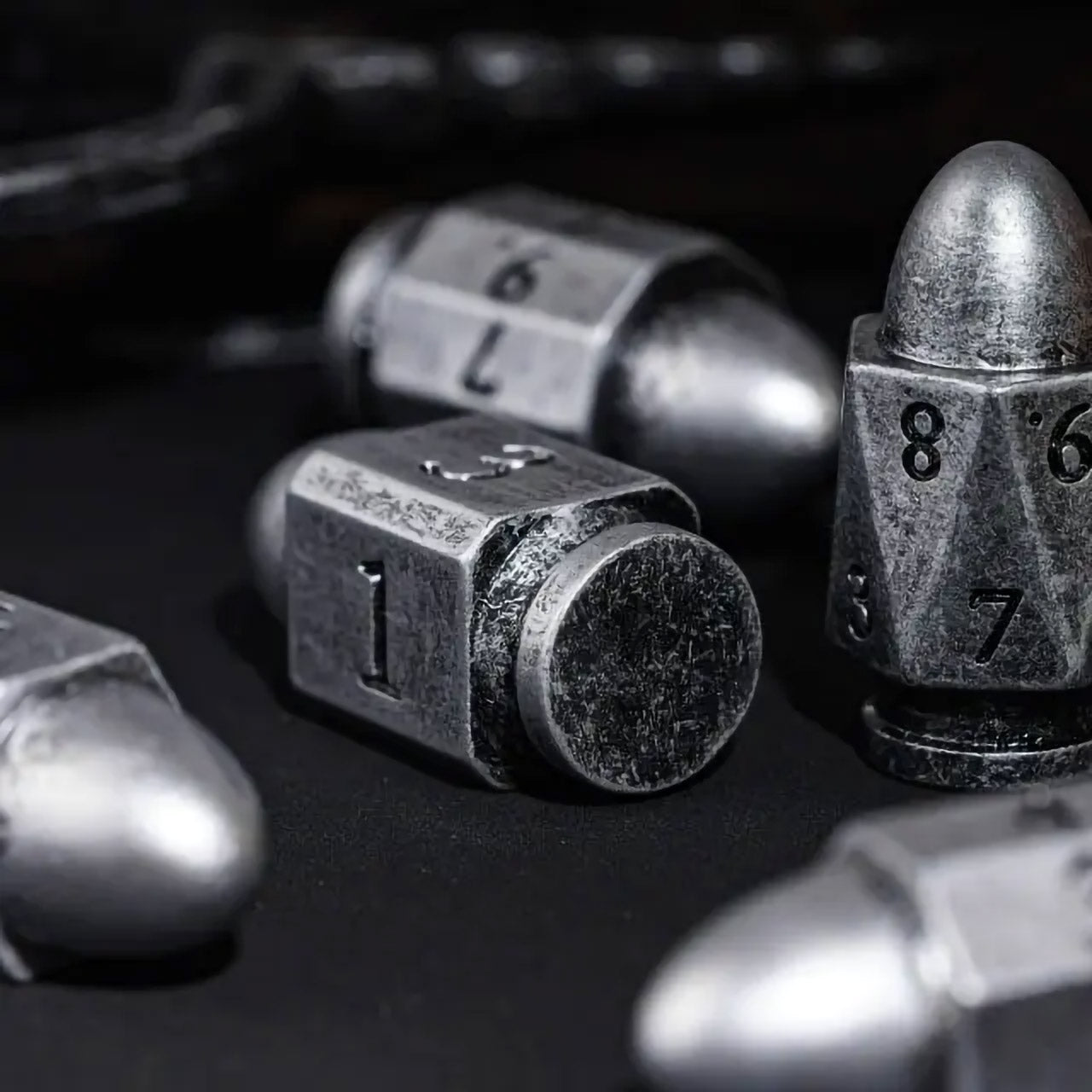 Load Your Holster with Style: Introducing the Silver Bullet Dice Set