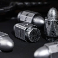 Load Your Holster with Style: Introducing the Silver Bullet Dice Set