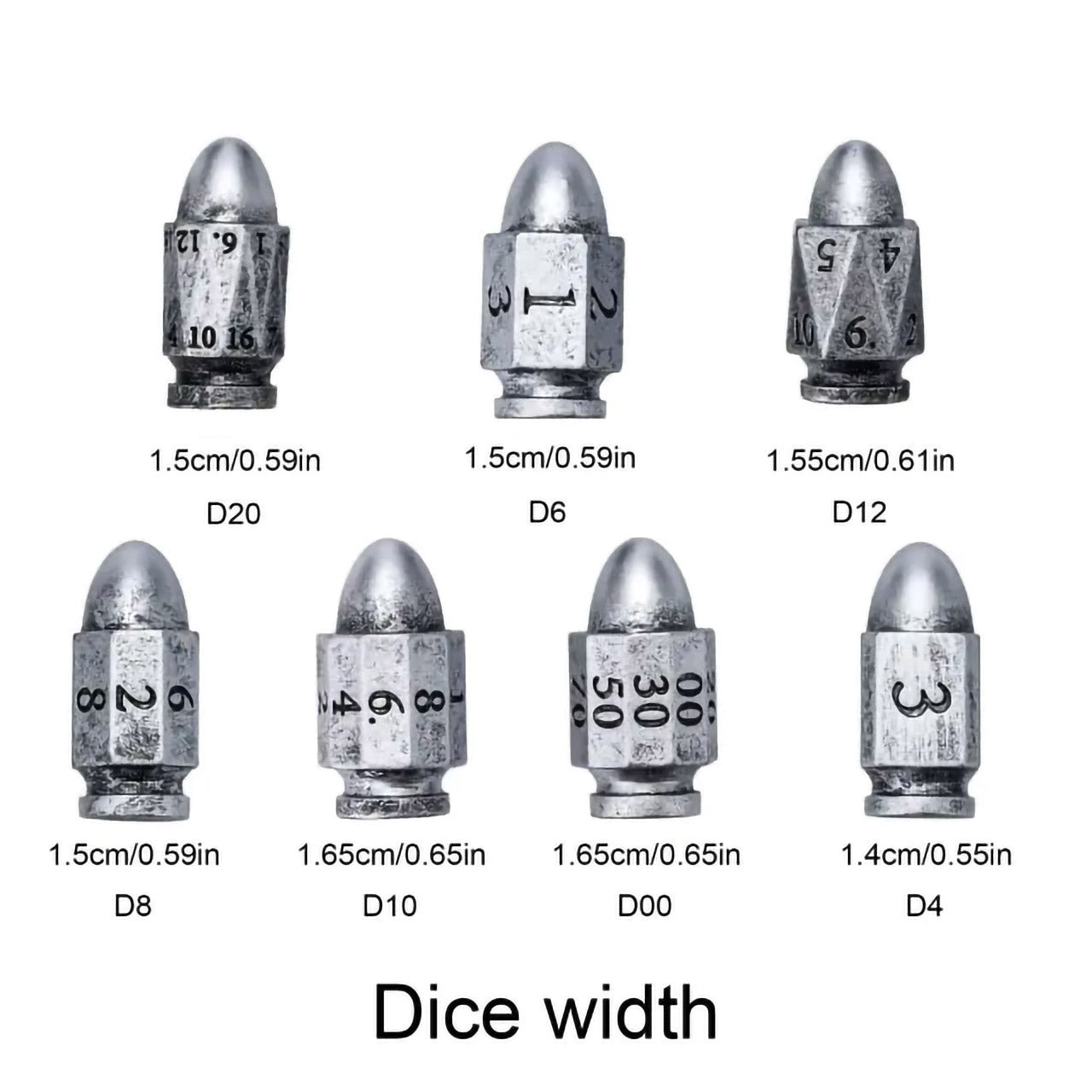 Load Your Holster with Style: Introducing the Silver Bullet Dice Set