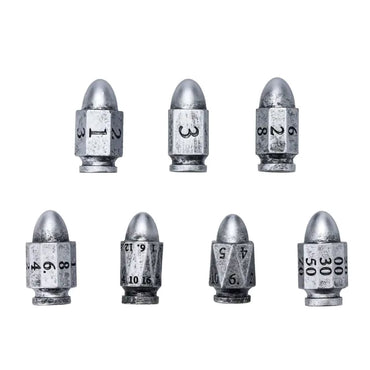 Load Your Holster with Style: Introducing the Silver Bullet Dice Set