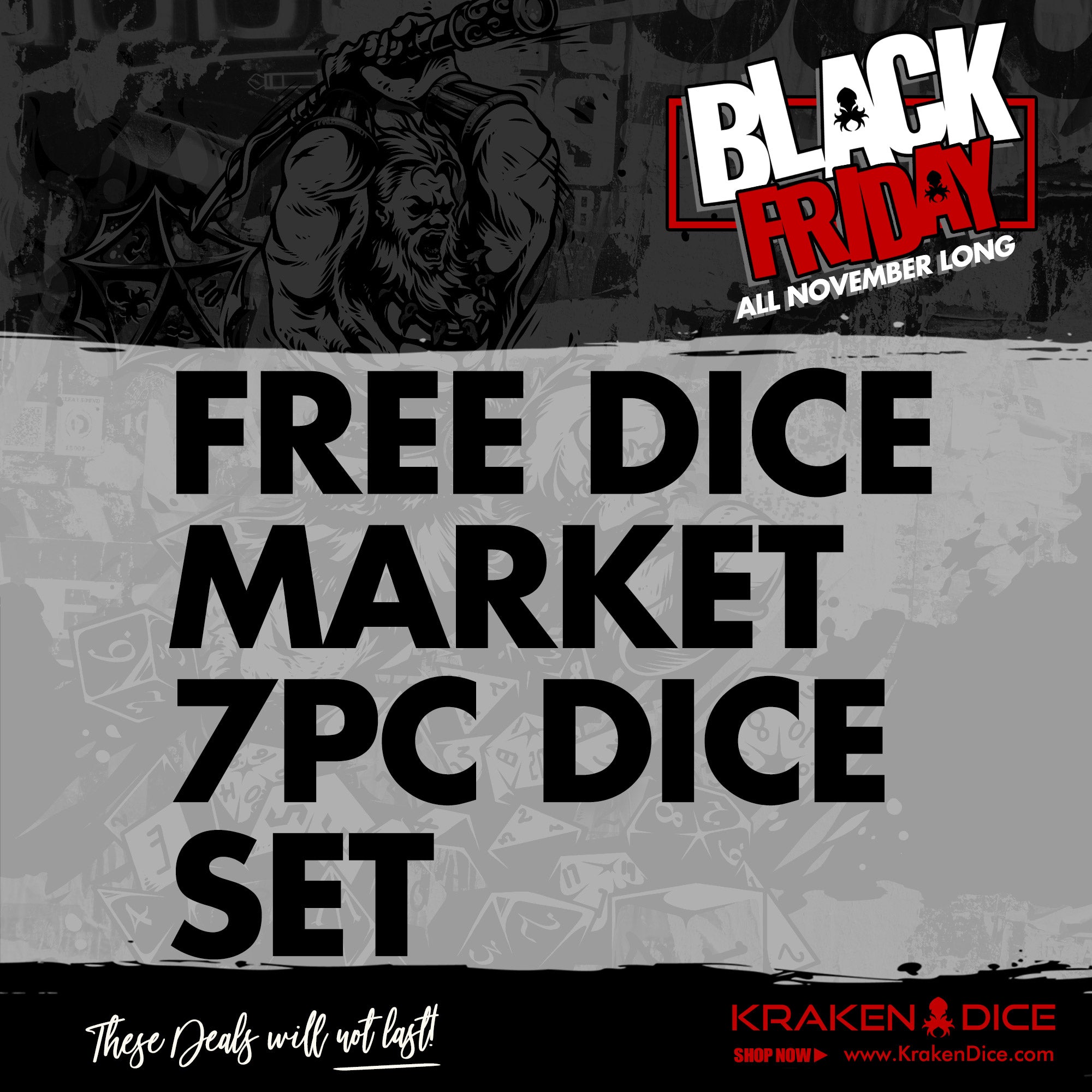 Free Dice Market 7pc Set