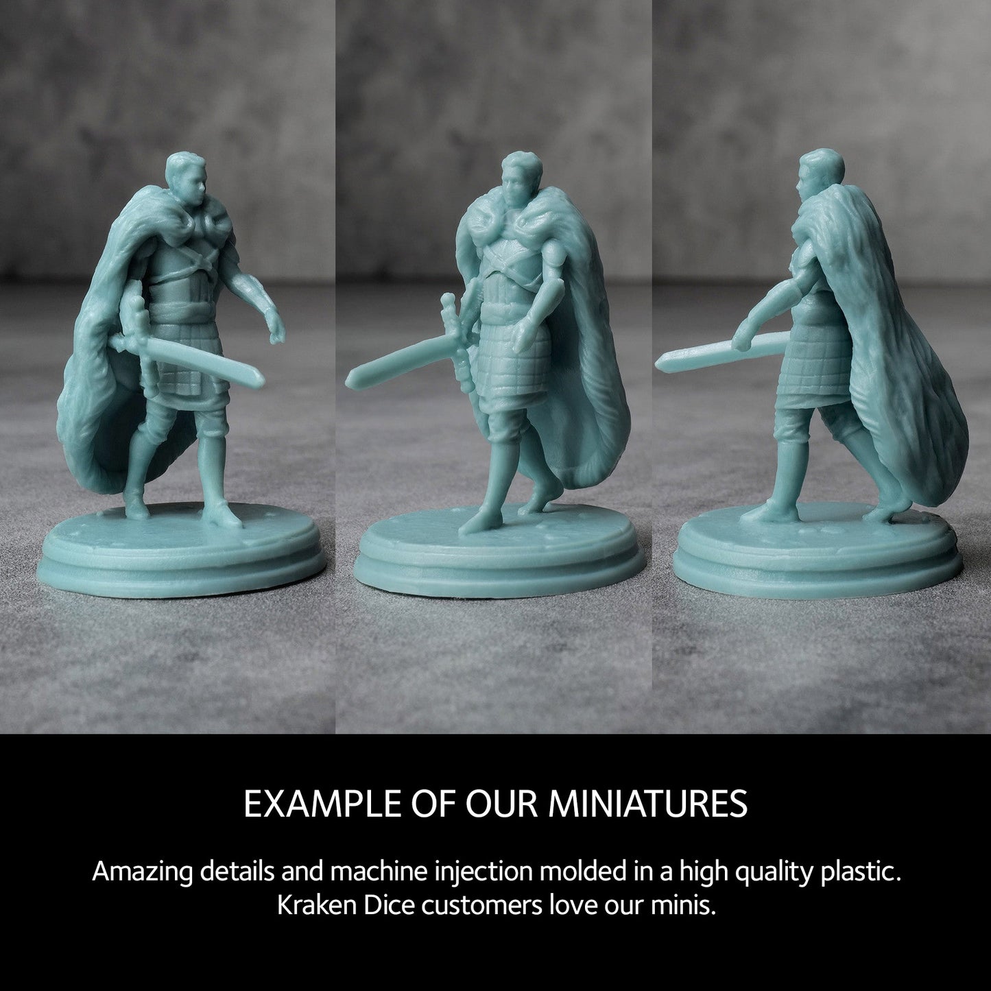 Evie (Shark-Bait) Miniature for Tabletop RPGs