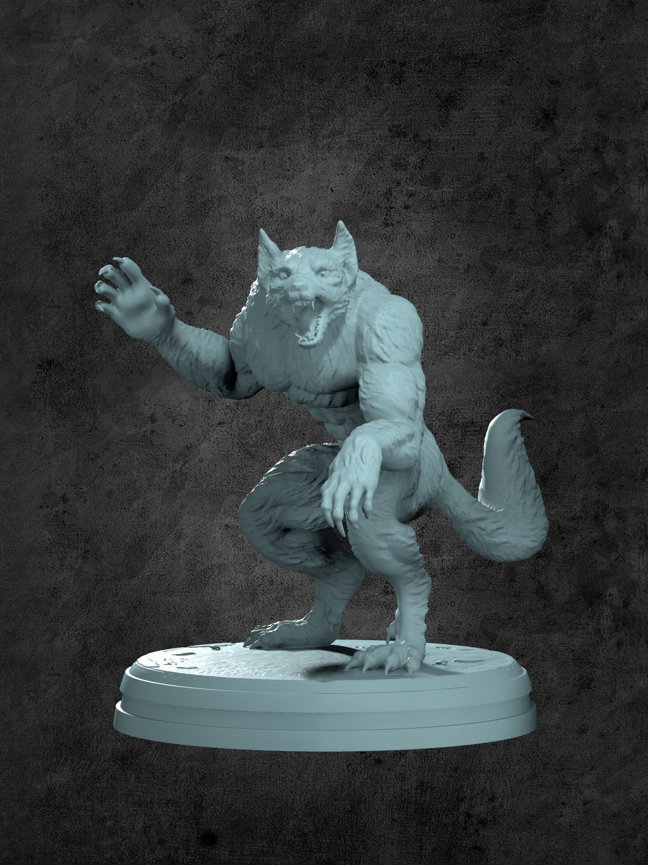 Werewolf Miniature for Tabletop RPGs